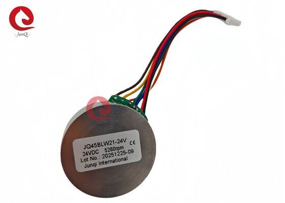 JUNQI 45BLW21 24VDC 6700 دورة في الدقيقة 84mN.M عزم الدوران لنظام الصمامات الأوتوماتيكي