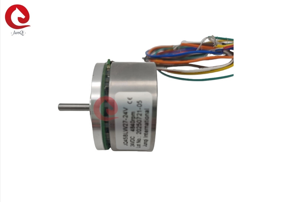 JUNQI JQ45BLW27 24 فولت 4840rpm 130mN.m عزم دوران طائرة خارج الدوار محرك BLDC