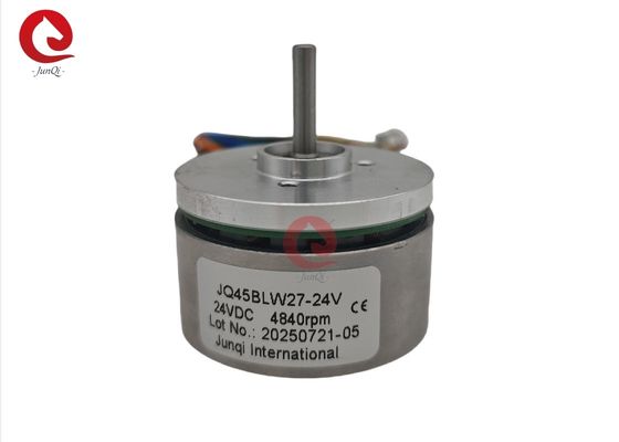 محرك DC بدون فرشاة خارجي الدوار JQ45BLW27 24V 4840 دورة في الدقيقة 130mN.m لجهاز طبي