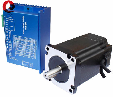 86mm محرك متدرج مؤازر 1000PPR التشفير 86HSE12N-BC38 HSS86 لآلة الرغوة CNC